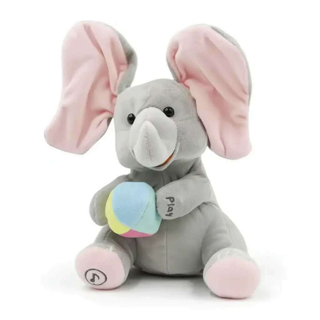 Jouet Peluche éléphant cache-cache