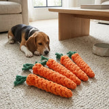 Jouet pour chien carotte