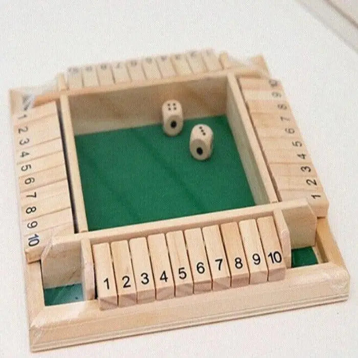 Jouet Shut The Box 4 Joueurs
