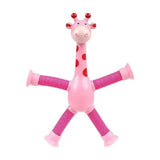 Jouets anti-stress Girafe ventouse