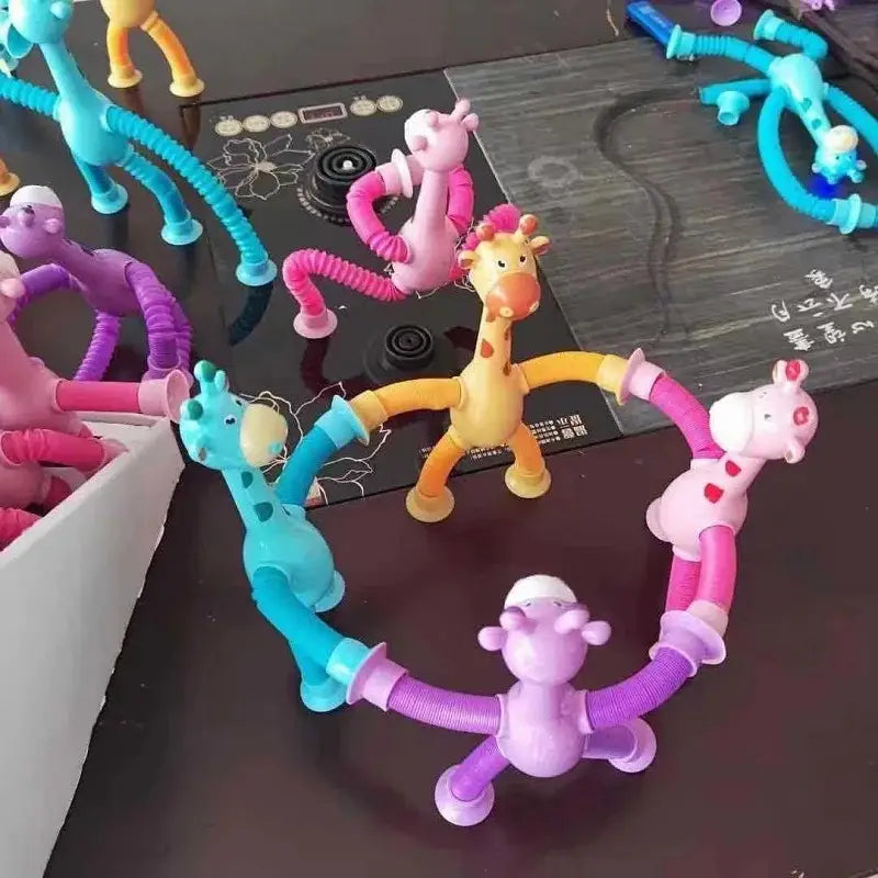 Jouets anti-stress Girafe ventouse