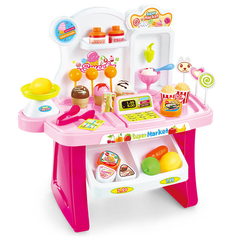 Ensemble Caisse Enregistreuse Supermarché pour Enfants (Interactif et Éducatif)