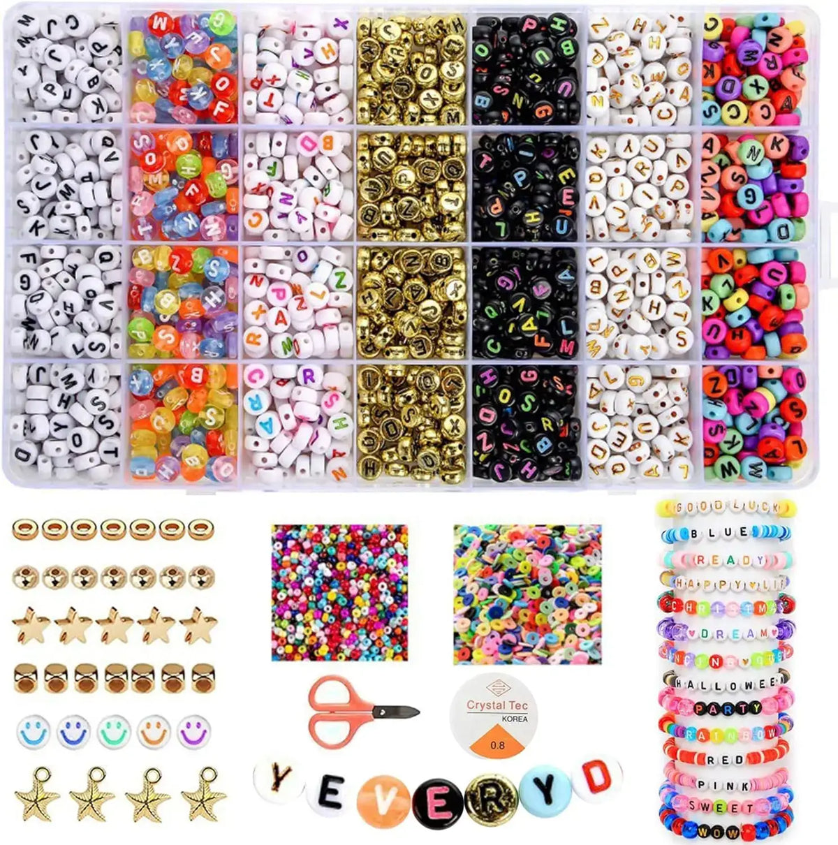 Kit de fabrication de bracelets 2600 Pcs