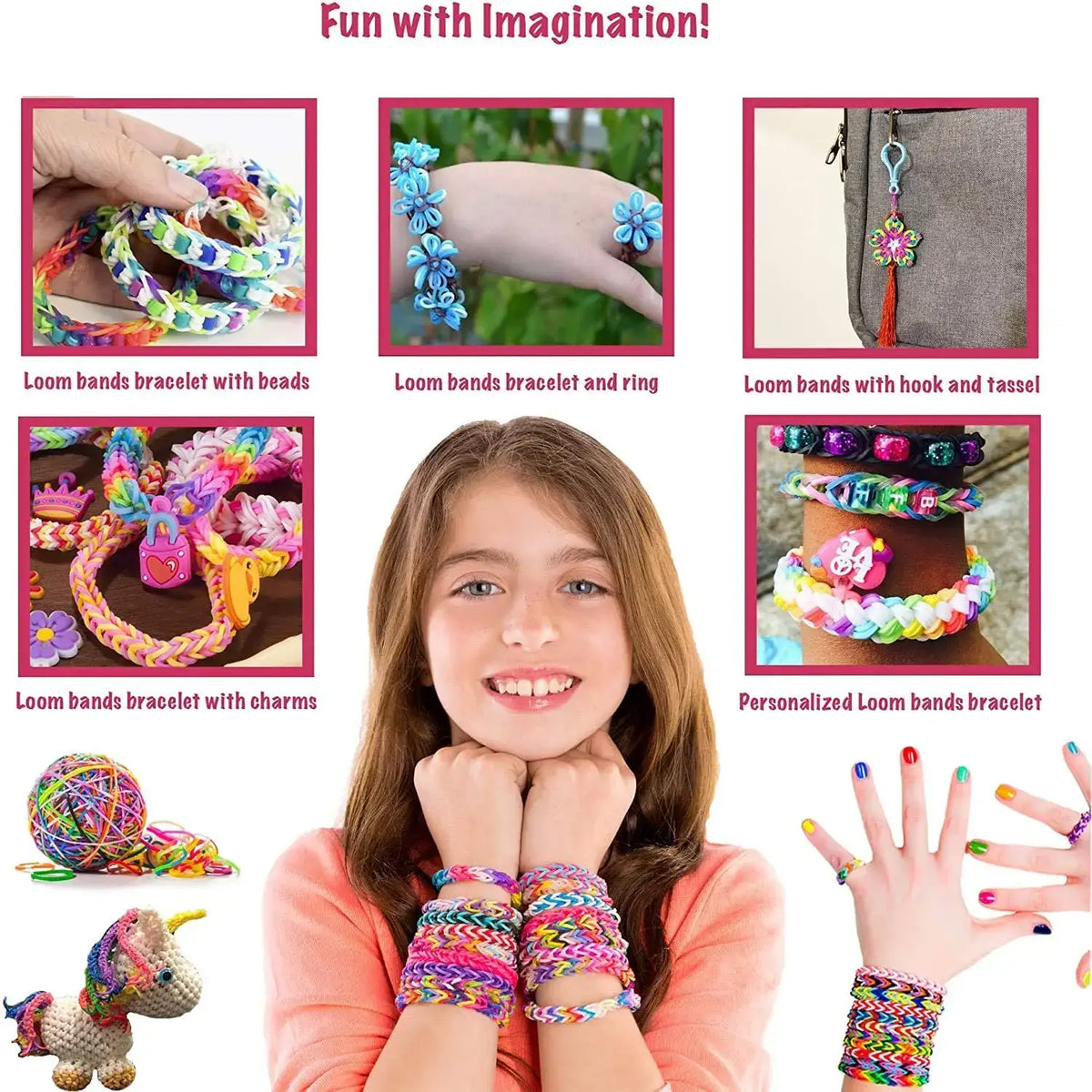 Kit Jeu création bracelets Elastiques
