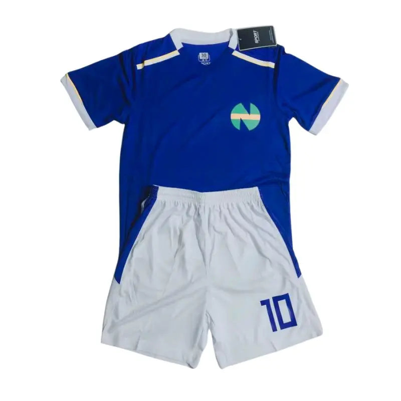Kit maillot Captain Tsubasa Maillot et Short Olive et Tom