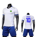 Kit maillot Captain Tsubasa Maillot et Short Olive et Tom