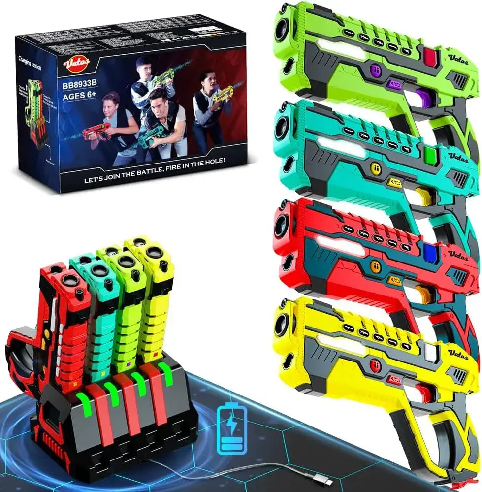 Kit Pistolet laser avec gilets infrarouge pour enfants