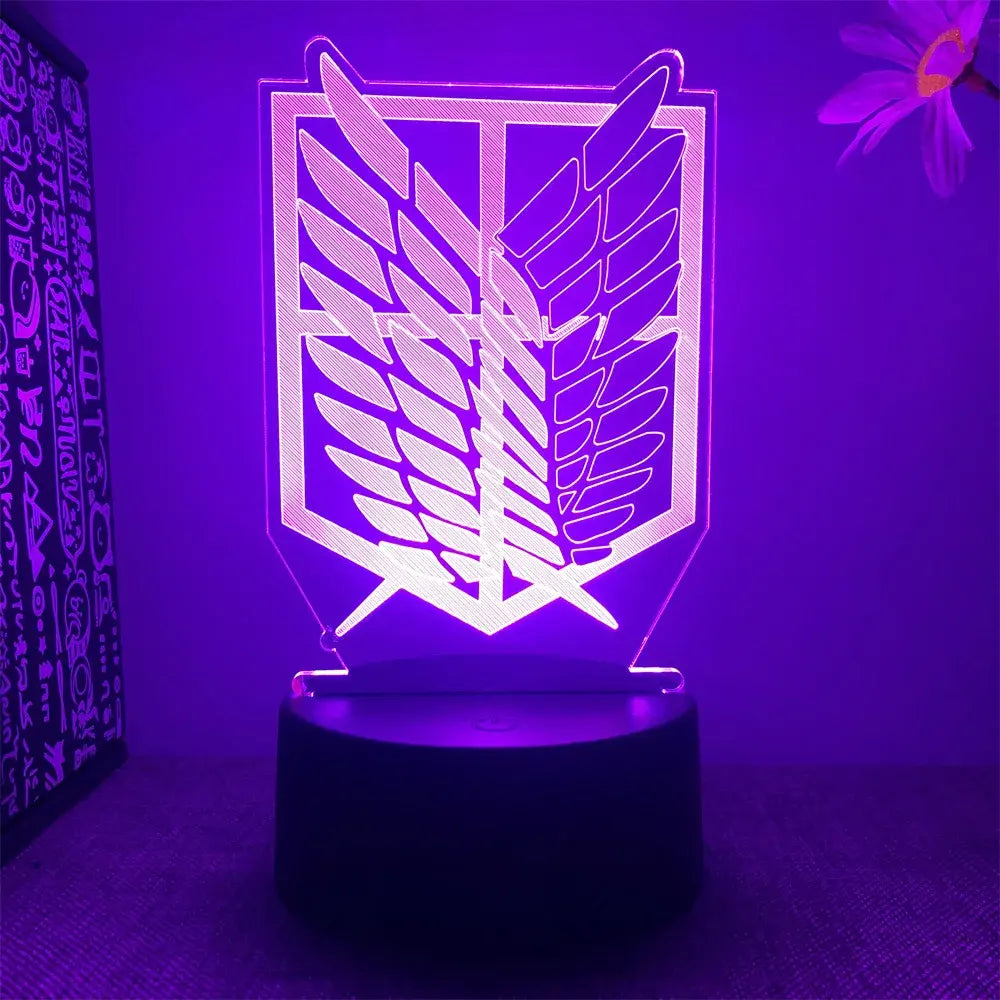 Lampe 3D en acrylique Bataillon d'Exploration SNK