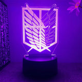 Lampe 3D en acrylique Bataillon d'Exploration SNK