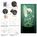 Lampe 3D en acrylique Bataillon d'Exploration SNK