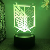Lampe 3D en acrylique Bataillon d'Exploration SNK