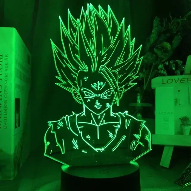 Lampe Led en acrylique Gohan Super Saiyen Dragon Ball Z