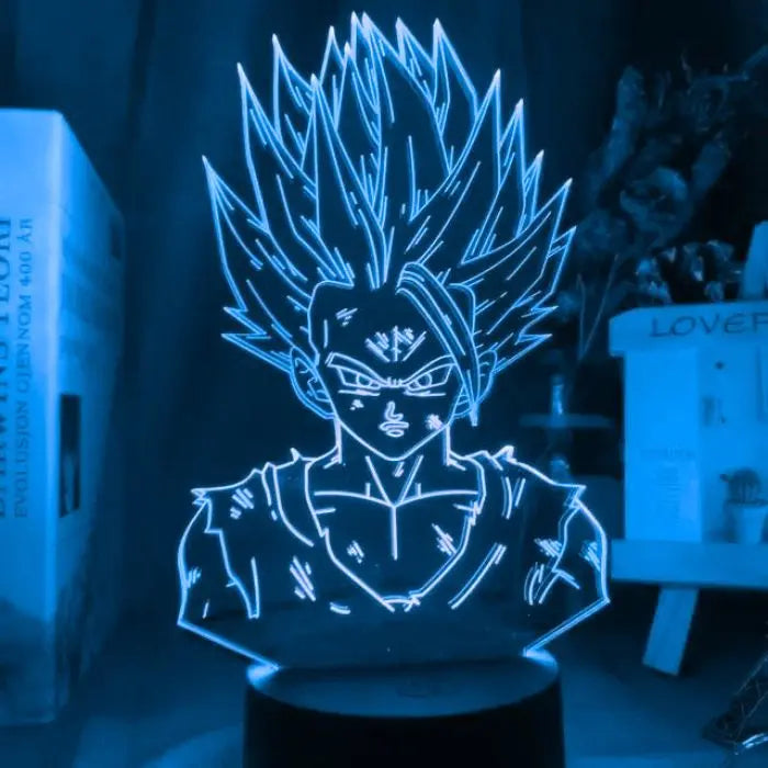 Lampe Led en acrylique Gohan Super Saiyen Dragon Ball Z