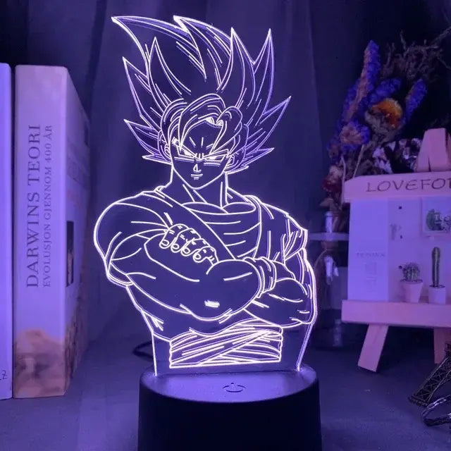 Lampe Led en acrylique Goku Dragon Ball Z