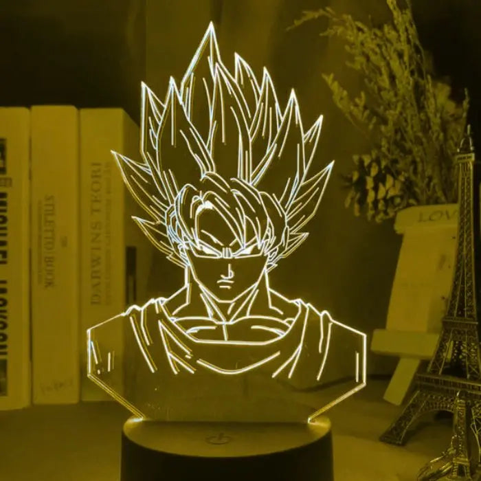 Lampe Led en acrylique Goku Dragon Ball Z