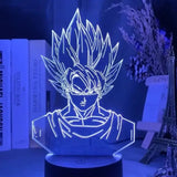 Lampe Led en acrylique Goku Dragon Ball Z