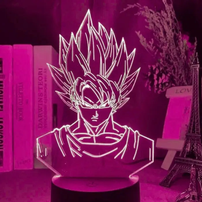 Lampe Led en acrylique Goku Dragon Ball Z