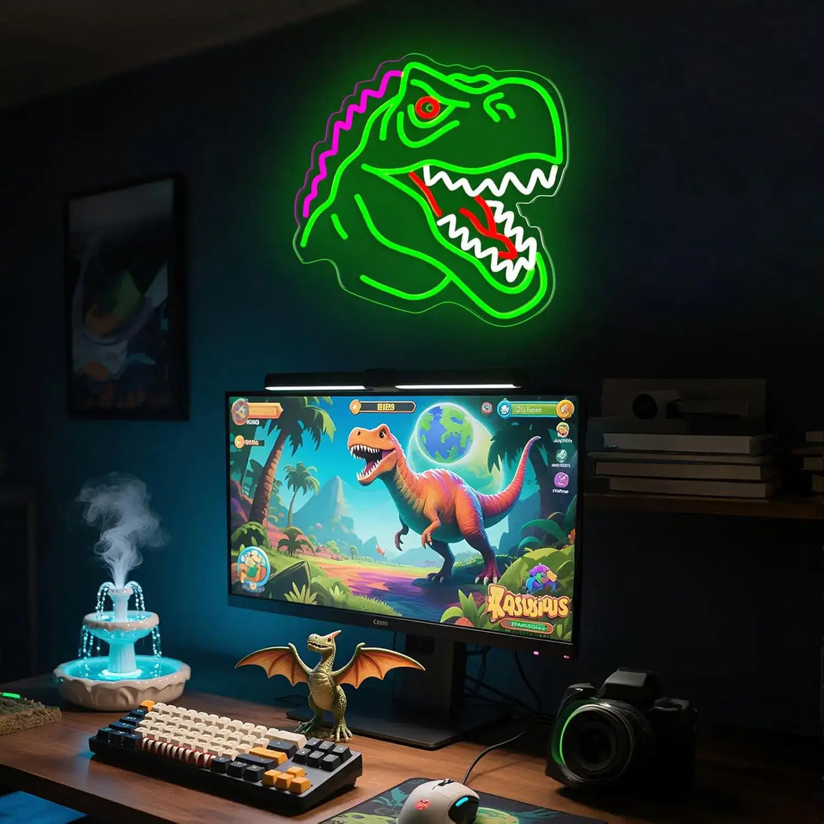 Lampe Neon Dinosaure Tyrex