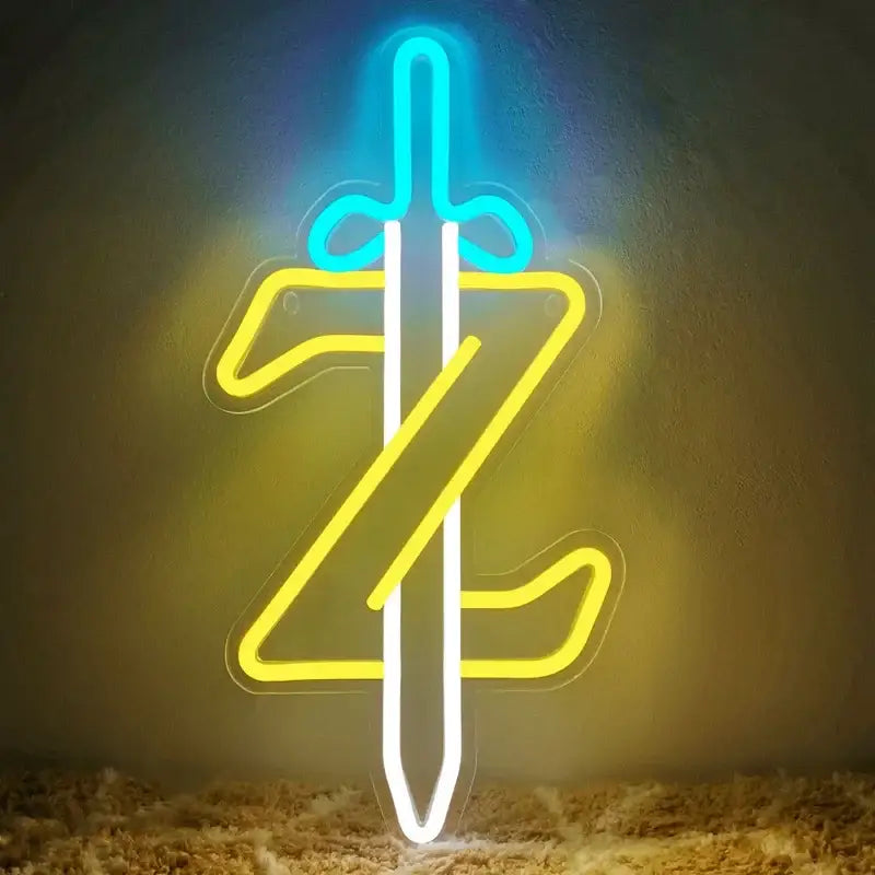 Lampe Neon Epee Aventurier Legendaire