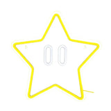 Lampe Neon Etoile Plombier Rétro