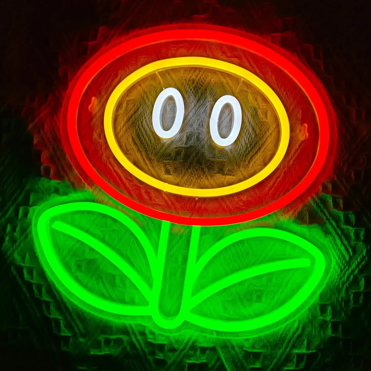 Lampe Néon Fleur de Feu Mario
