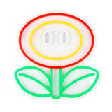 Lampe Néon Fleur de Feu Mario