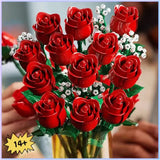 Jeux de construction Bouquet roses romantiques