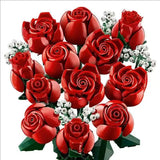 Jeux de construction Bouquet roses romantiques