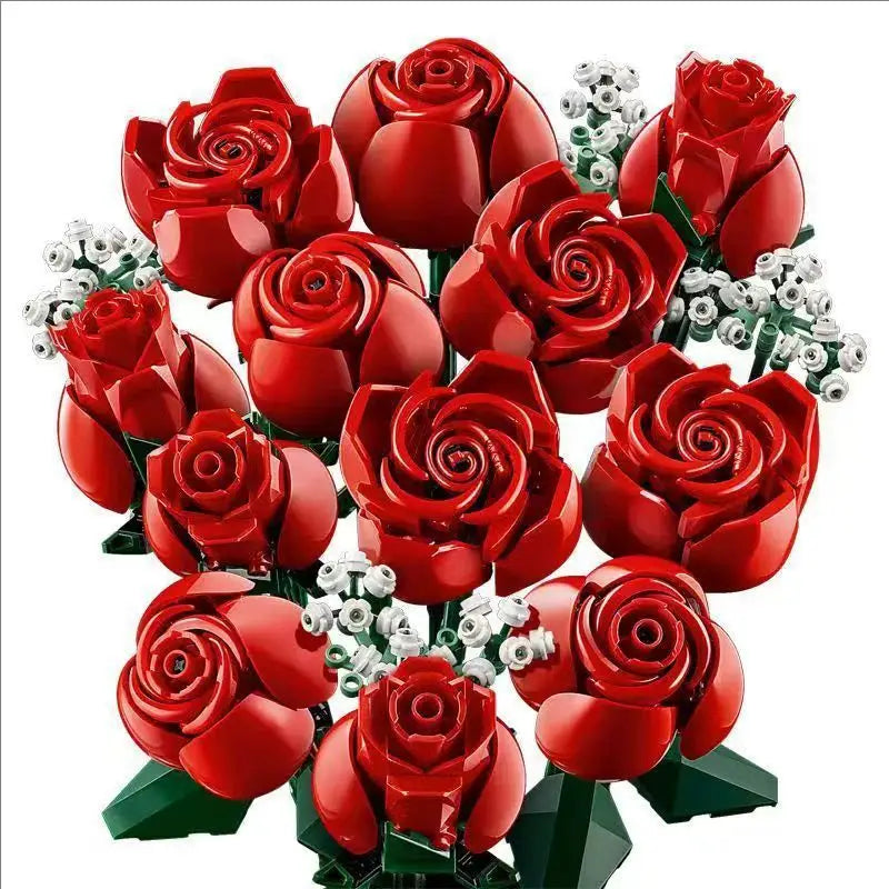 Jeux de construction Bouquet roses romantiques