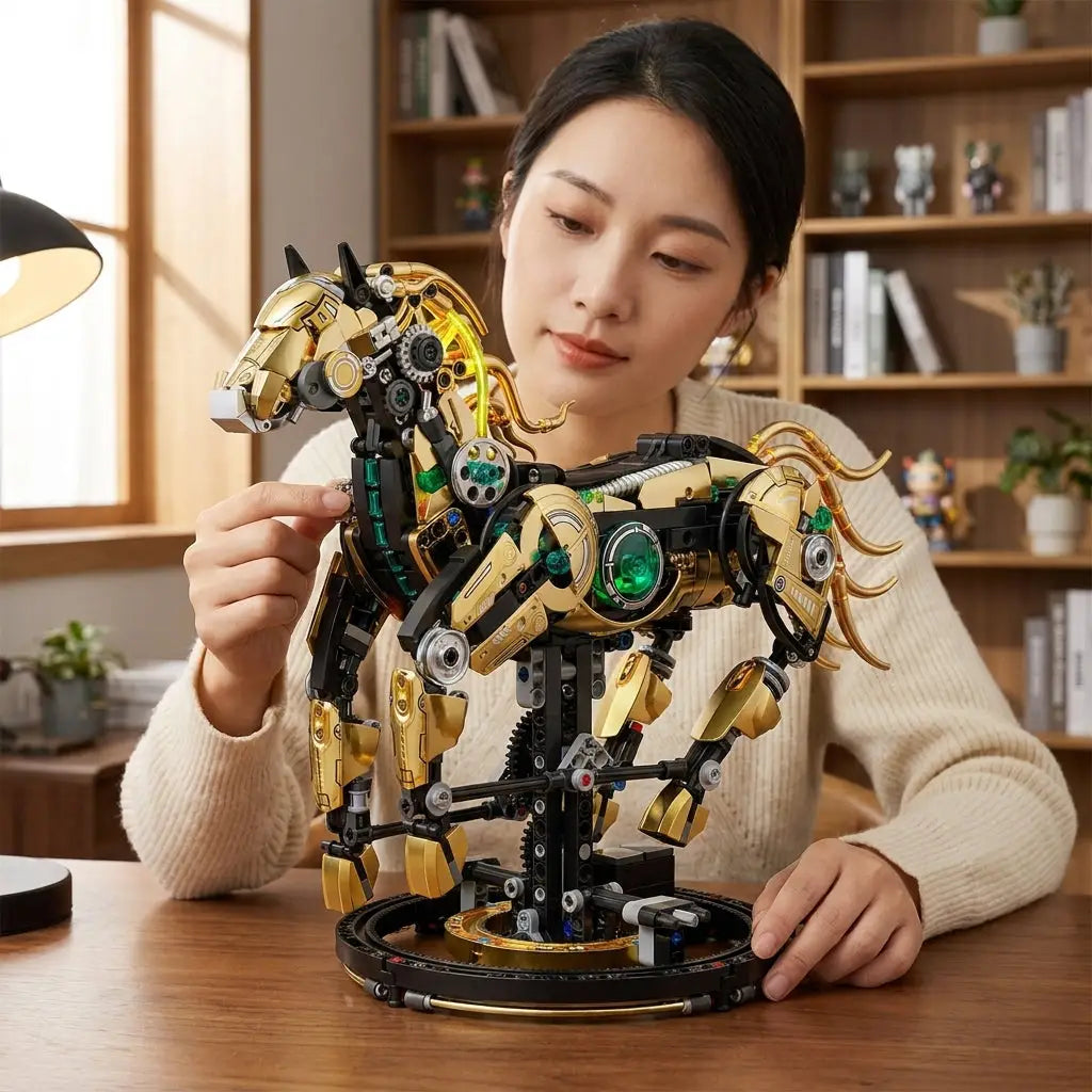 Figurine à construire Cheval Mécanique