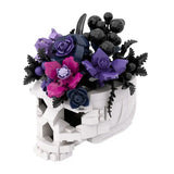 Figurine à construire Crâne Roses
