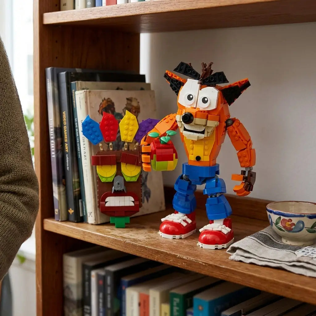 Figurine à construire Crash Bandicoot