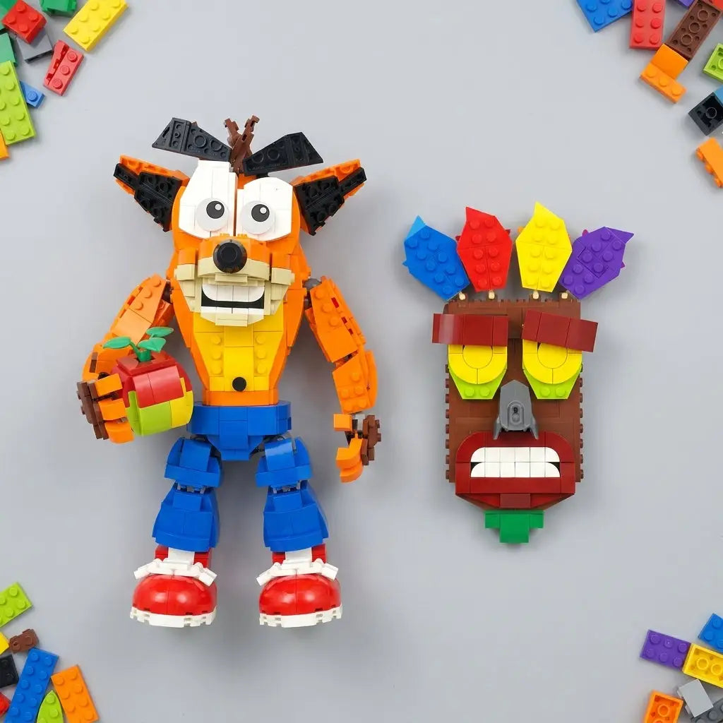 Figurine à construire Crash Bandicoot