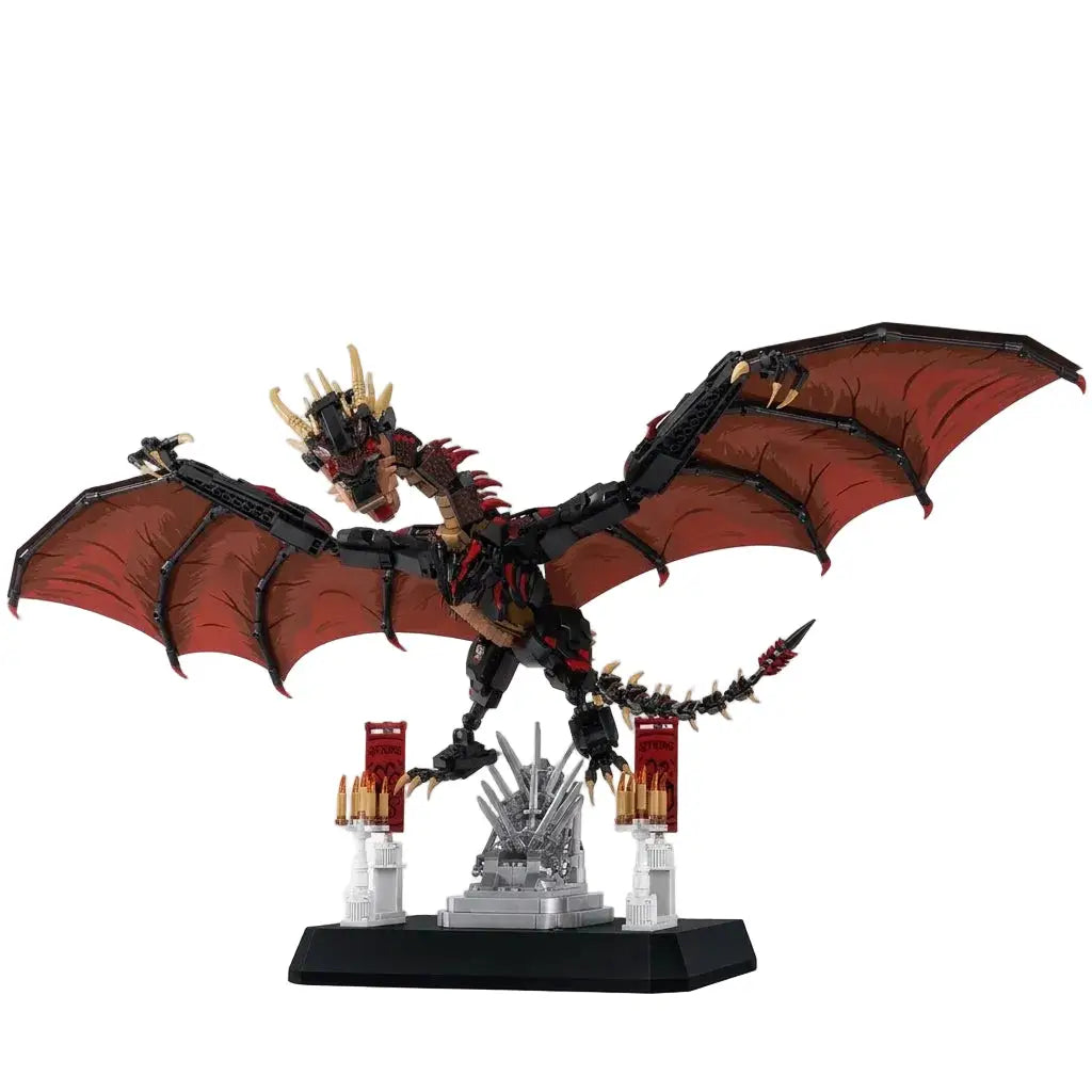 Figurine à construire Dragon de flammes du tresor Game of Thrones