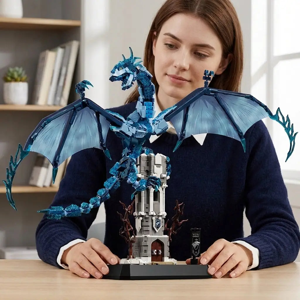 Figurine à construire Dragon de glace du tresor Game of Thrones