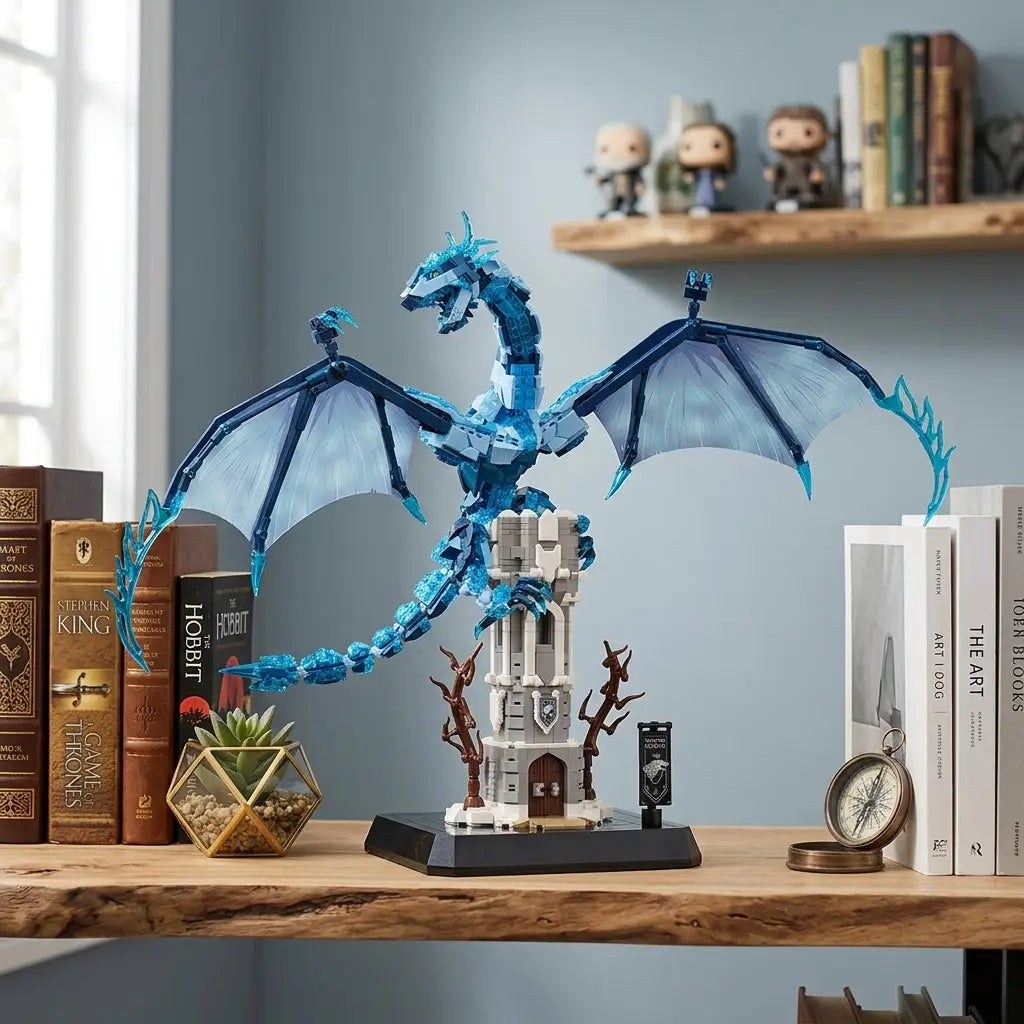Figurine à construire Dragon de glace du tresor Game of Thrones