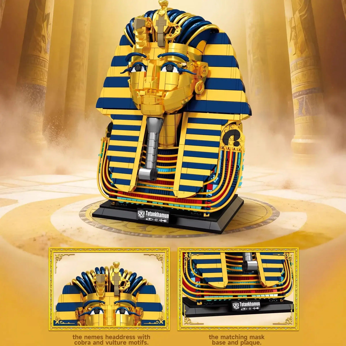 Figurine à construire Masque Toutankhamon