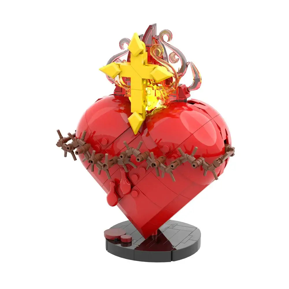 Figurine à construire sacré cœur jésus