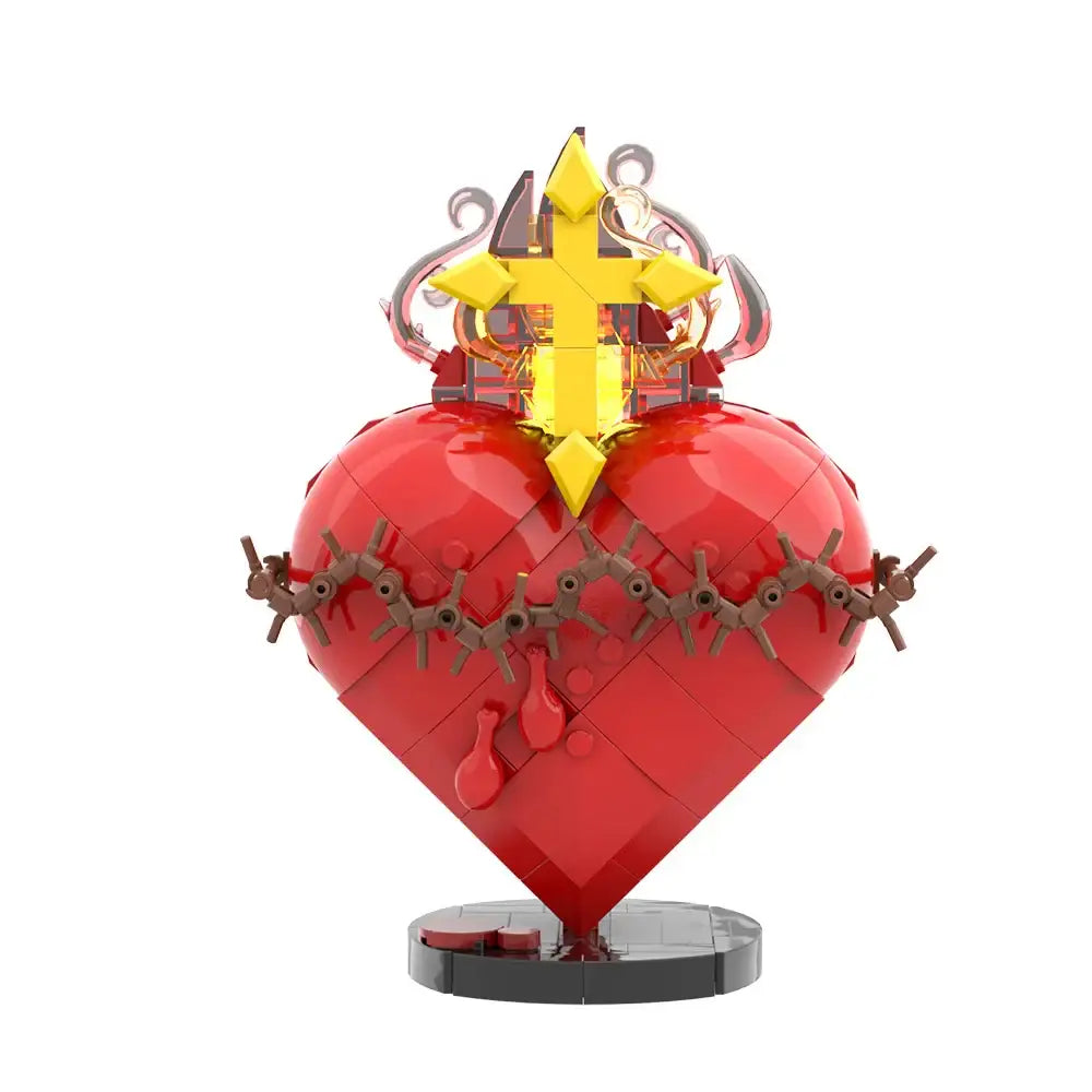 Figurine à construire sacré cœur jésus