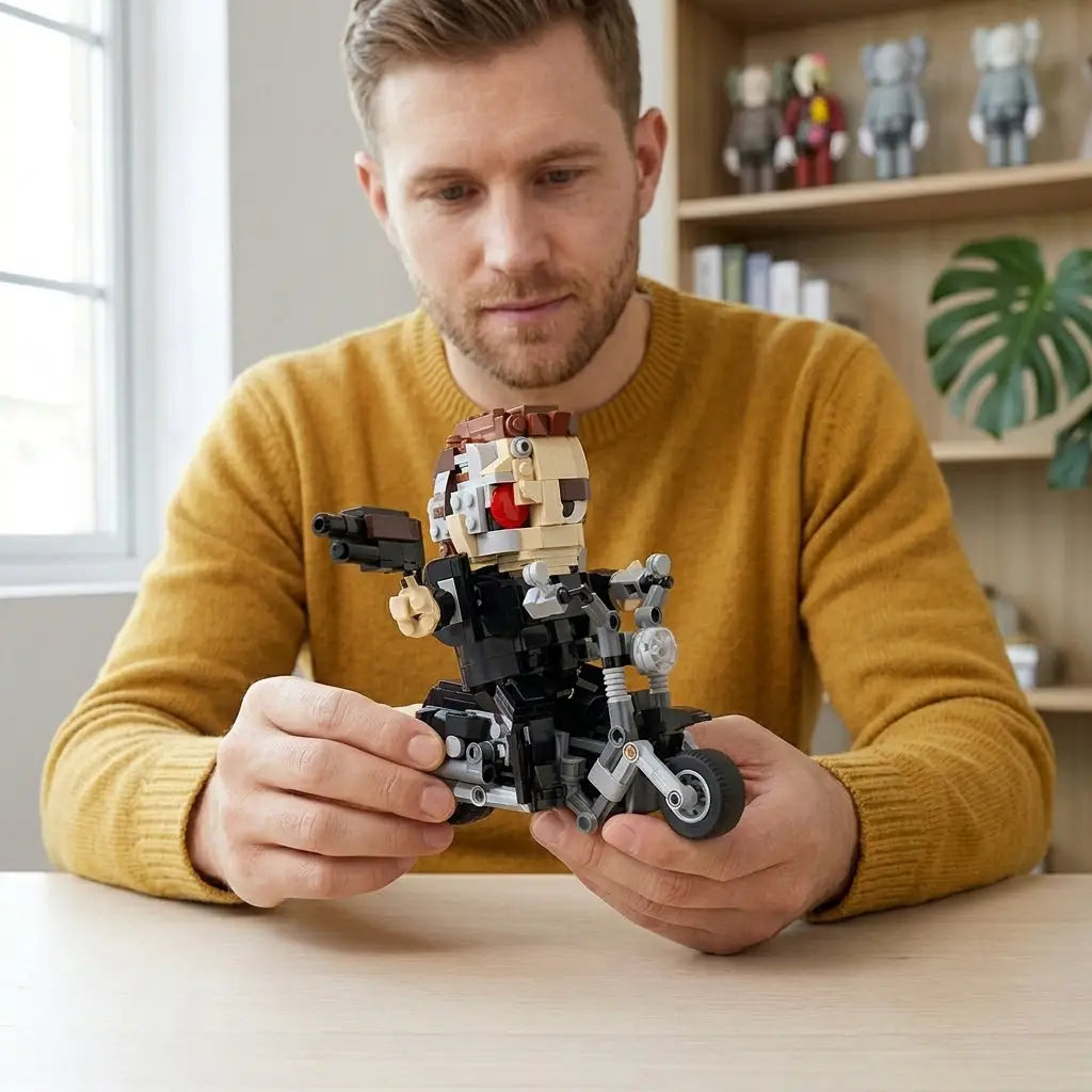 Figurine à construire Terminator T-800 Moto