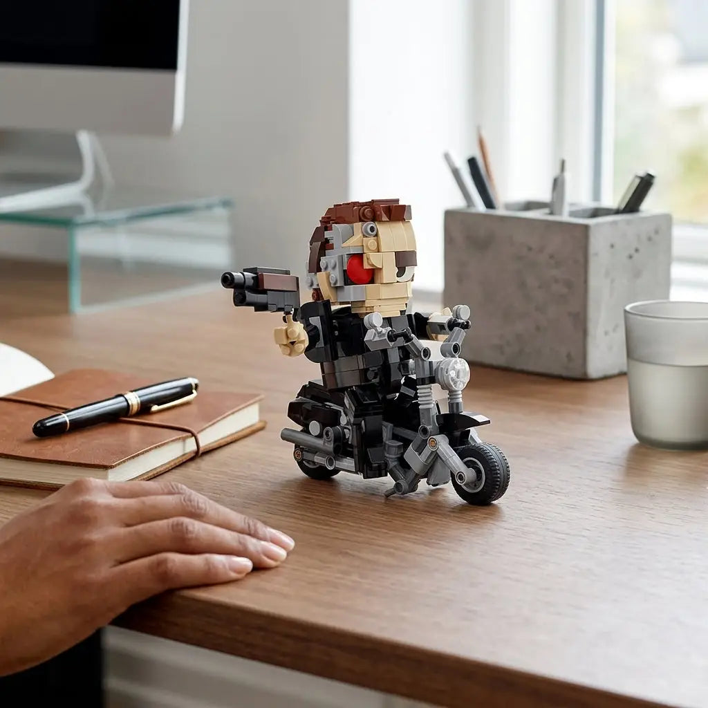 Figurine à construire Terminator T-800 Moto