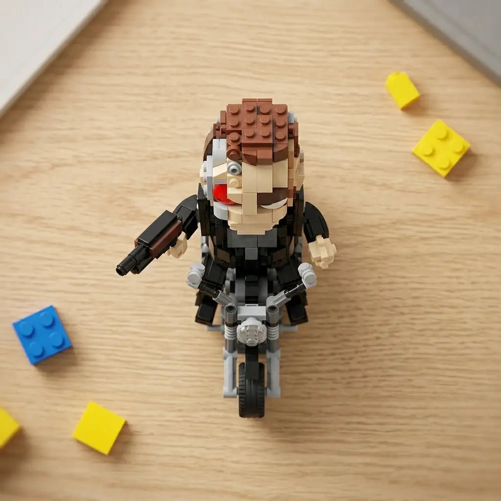 Figurine à construire Terminator T-800 Moto