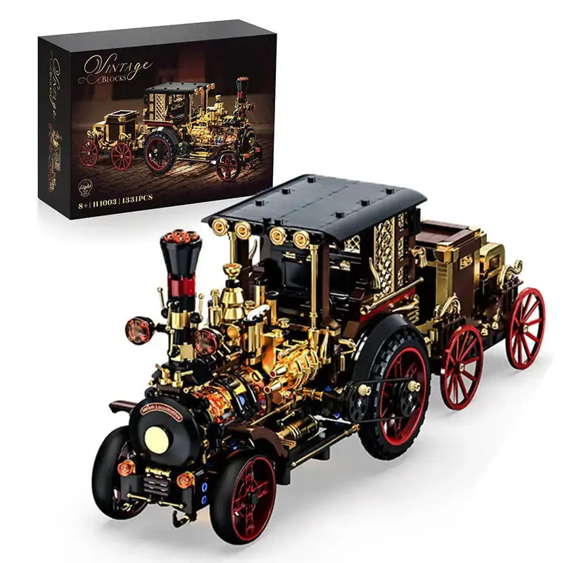 Jeux de construction Voiture Vapeur Mécanique vintage