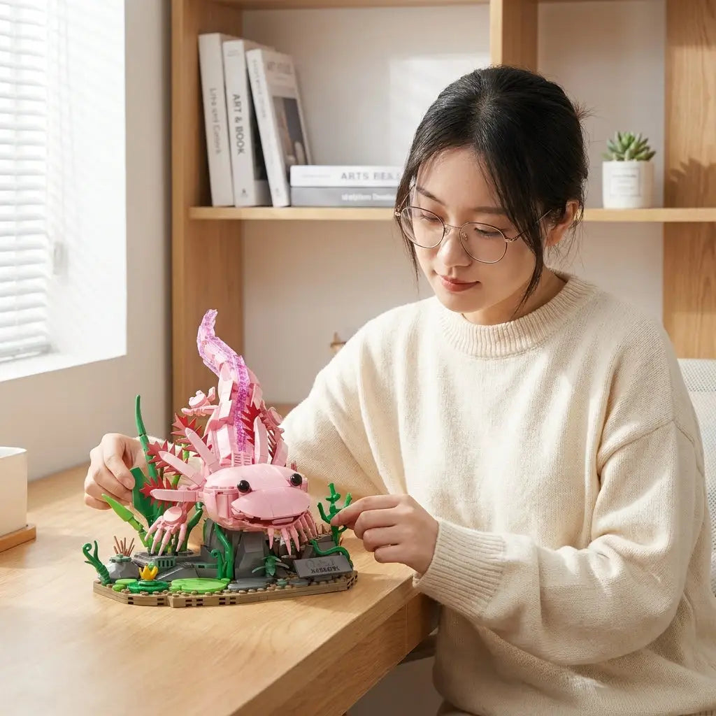 Figurine à construire Animal Axolotl