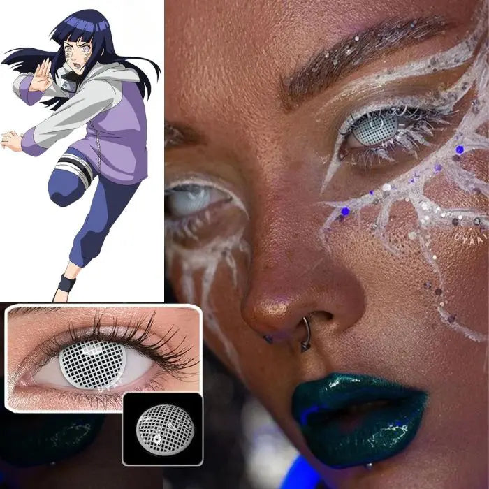 Lentilles Byakugan de Neji Hinata Cosplay Naruto Shippûden