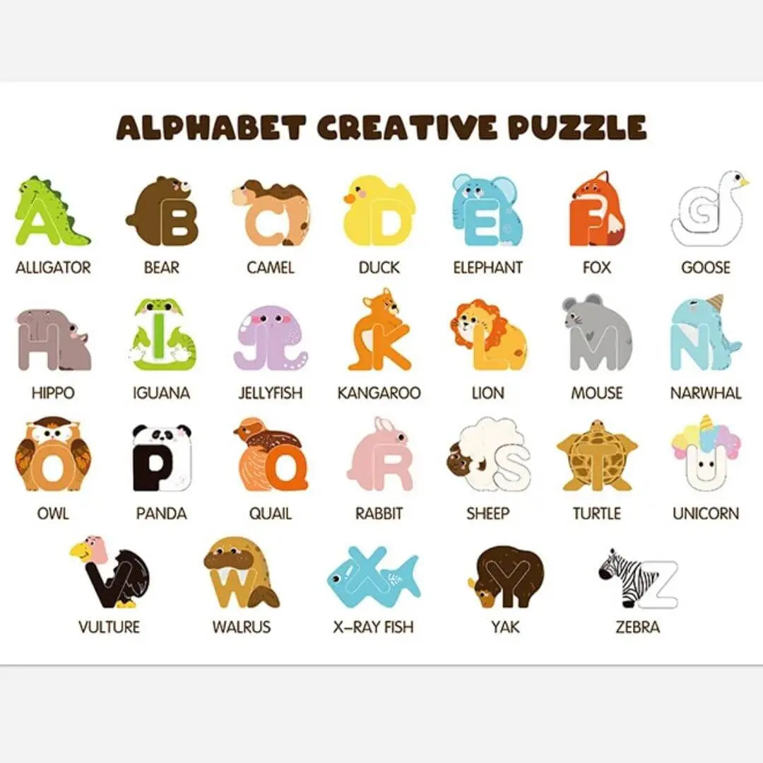 Puzzle en bois alphabet – ABCPlay