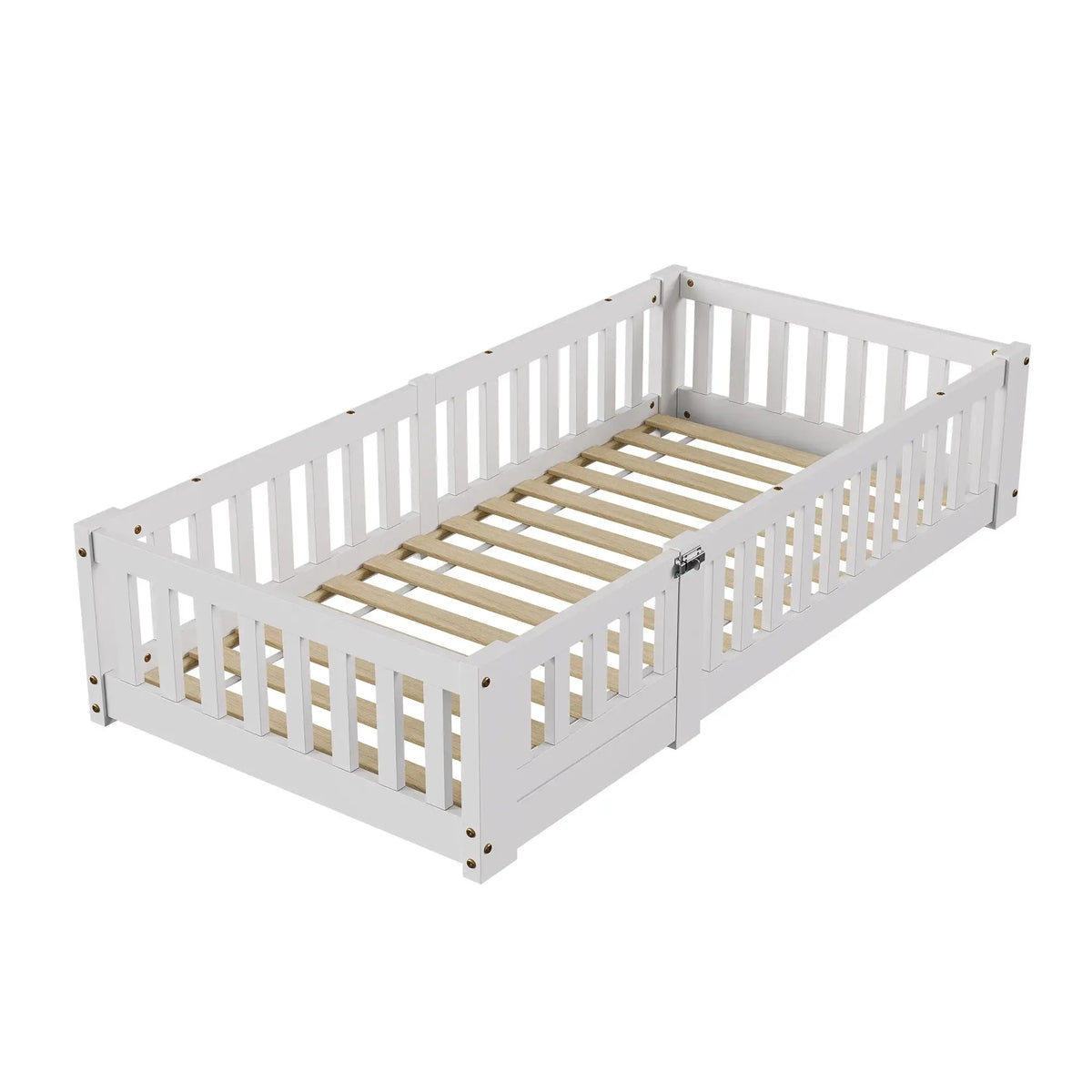 Lit de sol en bois pour enfants