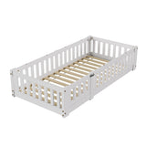 Lit de sol en bois pour enfants