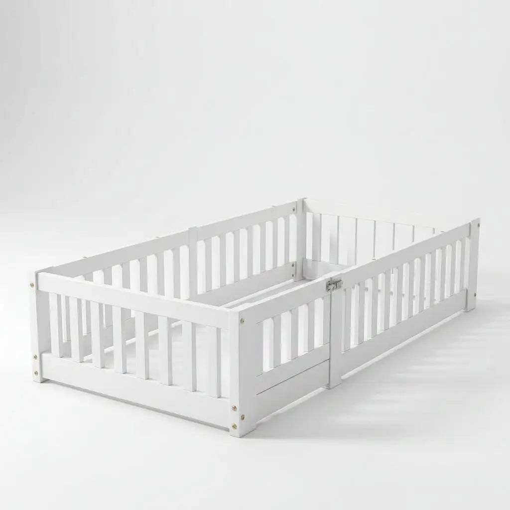 Lit de sol en bois pour enfants