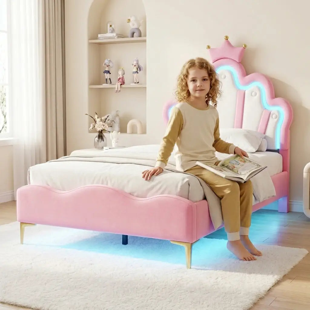 Lit enfant Princesse avec LED